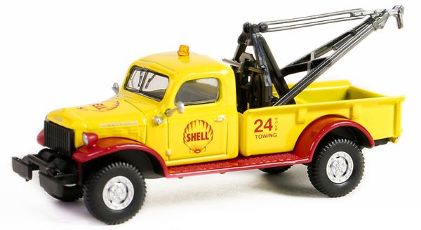 GREEN41155-A - DODGE Power Wagon Wrecker 1949 Abschleppwagen aus der Serie SHELL unter Blisterverpackung - 1