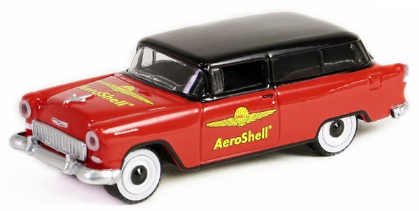 GREEN41155-B - CHEVROLET Sedan Delivery 1955 aus der SHELL-Serie in Blisterverpackung - 1