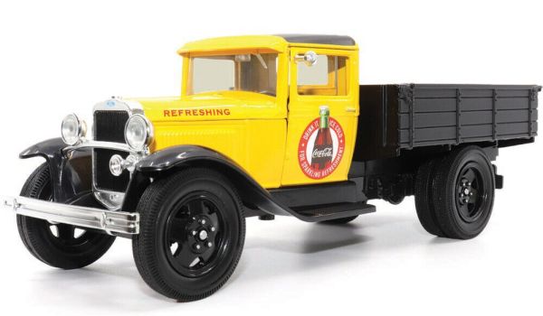 MCITY424023 - FORD AA Pick-up 1931 COCA-COLA Gelb - 1