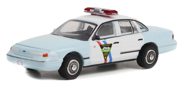 GREEN43000-B - FORD Crown Victoria Police Interceptor 1992 South Dakota der Serie HOT PURSUIT in Blisterverpackung. - 1