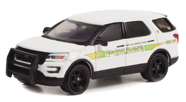 GREEN43000-C - FORD Police Interceptor Utility 2017 City Of North Pole Police aus der HOT PURSUIT-Serie unter Blisterverpackung. - 1