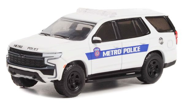 GREEN43000-F - CHEVROLET Tahoe Police Porsuit 2021 Houston Metro Police aus der HOT PURSUIT-Serie unter Blister. - 1