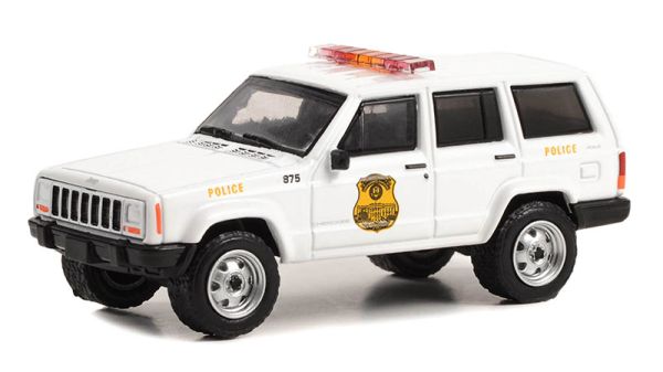 GREEN43015-A - JEEP Cherokee 2000 Polizei Geheimdienst der USA aus der Serie HOT PURSUIT unter Blisterverpackung. - 1