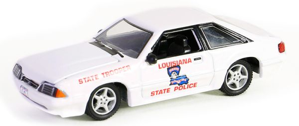 GREEN43030-C - FORD Mustang SSP 1993 Louisiana Police aus der HOT PURSUIT-Serie unter Blisterverpackung. - 1