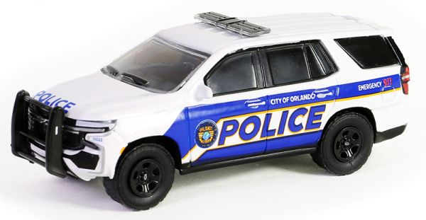 GREEN43030-E - CHEVROLET Tahoe Police Pursuit 2022 Orlando Police aus der HOT PURSUIT-Serie unter Blister. - 1