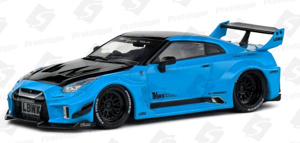 SOL4311209 - NISSAN GTR35 LBWK Silhouette 2019 miami blau - 1