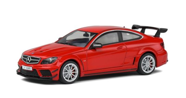 SOL4311602 - MERCEDES C63 AMG schwarz Serie rot 2012 - 1