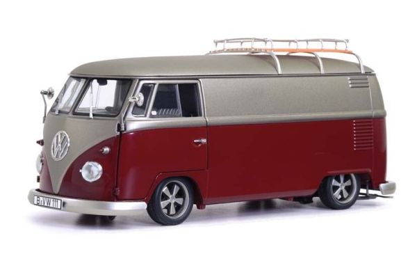 SCH00456 - VOLKSWAGEN T1b Lowrider rot und grau - 1