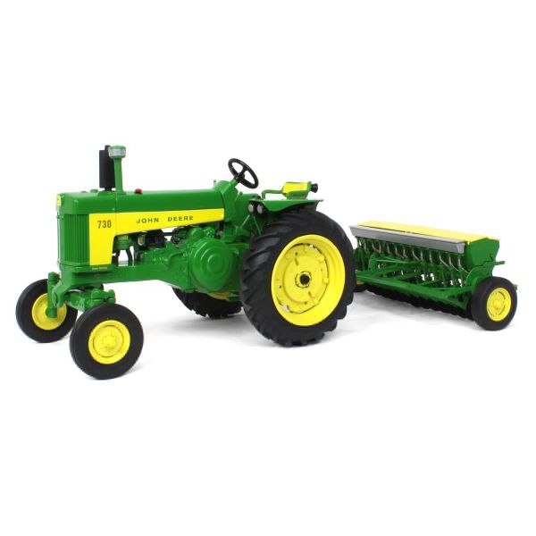 ERT45790 - JOHN DEERE 730 mit Sämaschine – Prestige-Kollektion - 1