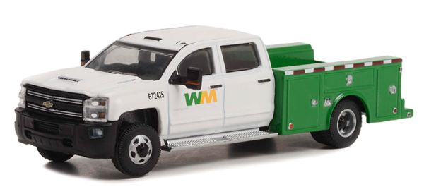 GREEN46100-C - CHEVROLET Silverado 3500HD WM 2018 aus der DUALLY DRIVERS-Serie in Blisterverpackung. - 1