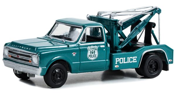 GREEN46120-A - CHEVROLET C-30 1967 New York Police aus der Serie DUALLY DRIVERS unter Blister. - 1