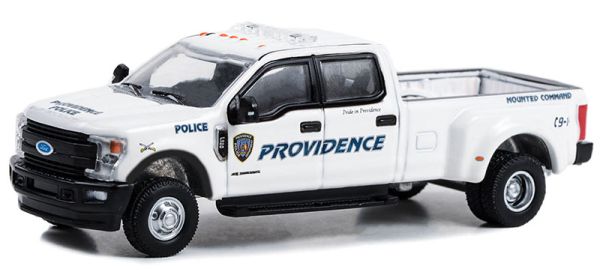 GREEN46120-E - FORD F-350 2018 der Rhode Island Police aus der DUALLY DRIVERS-Serie in Blisterverpackung. - 1