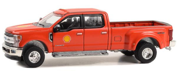 GREEN46130-E - FORD F-350 Lariat Dually 2019 - SHELL Oil aus der Serie DUALLY DRIVERS in Blisterverpackung. - 1