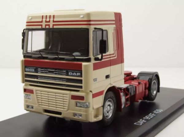 PRX47111 - DAF 95 XF 430 4x2 beige und rot. - 1