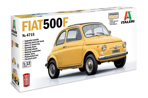 ITA4715 - FIAT 500 F verbesserte Edition zum Zusammenbauen und Lackieren - 1