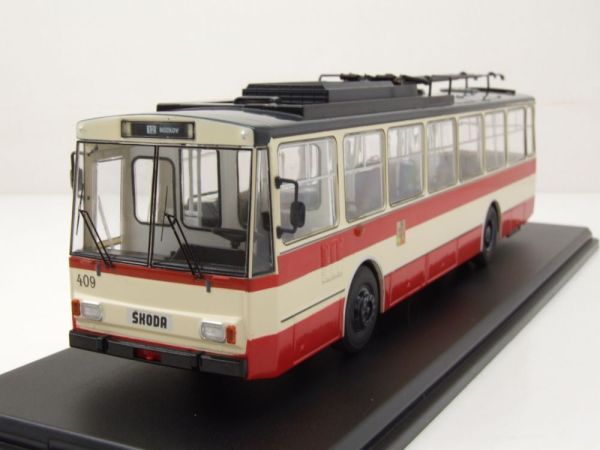 PRX47171 - SKODA 9 TR Bus Plzen Cz beige und rot - 1