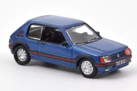 NOREV471729 - PEUGEOT 205 GTI 1990 Miami-blau - PEUGEOT 205 GTI 1990 Miami-blau. - 1