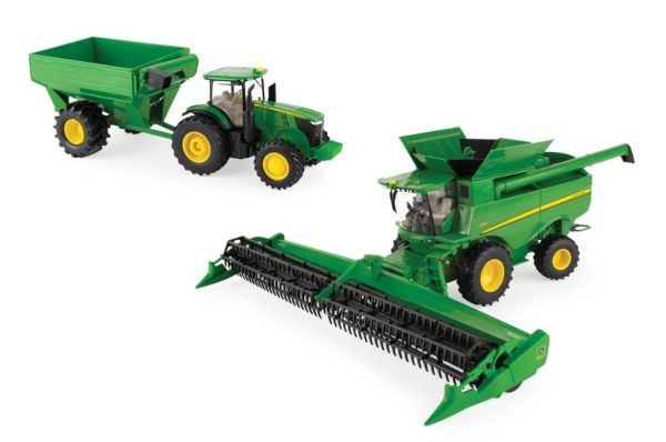 ERT47358 - Mähdrescher JOHN DEERE S780 mit JOHN DEERE 7240R und Überlader. - 1