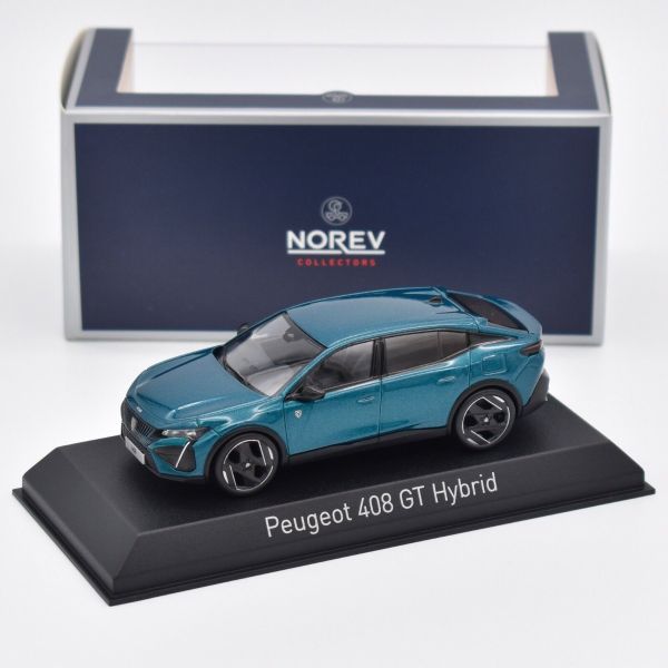 NOREV474810 - PEUGEOT 408 GT Hybrid 2023 Obsession Blau - 1