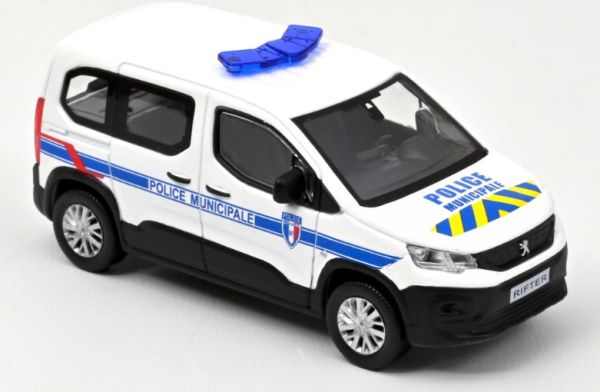 NOREV479068 - PEUGEOT Rifter 2019 Police Municipale Signalisierung Gelb und Blau. - 1