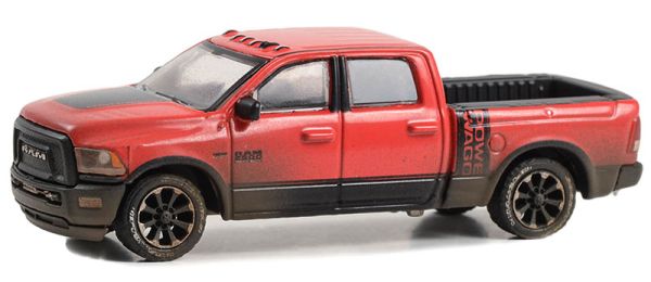 GREEN48080-E - DODGE Ram 2500 Power wagon 2017 Rot aus der Serie DOWN ON THE FARM unter Blisterverpackung. - 1