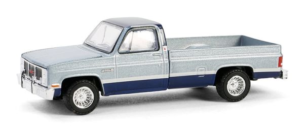 GREEN48090-D - GMC Sierra Classic K2500 1985 blau aus der Serie DOWN ON THE FARM Serie 09 in Blisterverpackung - 1