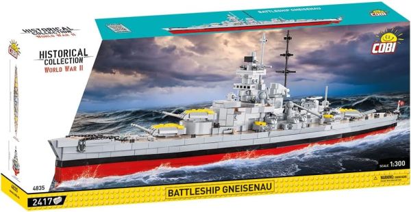 COB4835 - Schlachtschiff SCHLACHTSCHIFF GNEISENAU - 2417 Teile - 1