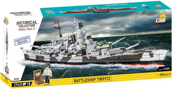 COB4838 - Schlachtschiff BATTLESHIP Tirpitz LD.ED Exclusive Edition – 2960 Teile - 1