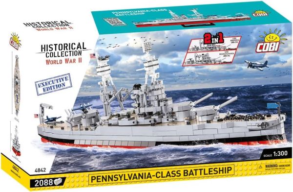 COB4842 - Schlachtschiff PENNSYLVANIA – CLASS BATTLESHIP 2in1 Exclusive Edition – 2088 Teile - 1