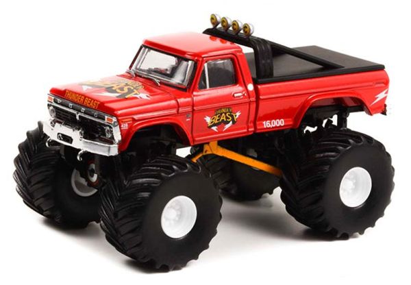 GREEN49110-B - FORD F-250 1976 Monster Truck THUNDER BEAST aus der Serie KINGS OF CRUNCH in Blisterverpackung. - 1