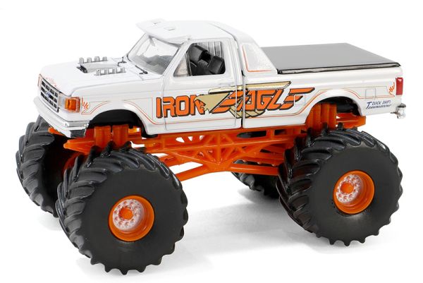 GREEN49150-E - FORD F-350 1990 Monster truck - IRON EAGLE aus der Serie KINGS OF CRUNCH in Blisterverpackung - 1