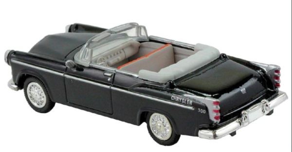 NEW48013K - CHRYSLER C-300 1955 Cabrio schwarz - 1