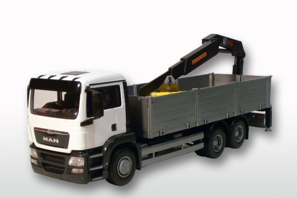 EMEK50592 - MAN TGS M 6x4 weiß LKW mit Entladekran - 1