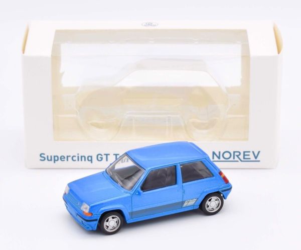 NOREV510540 - RENAULT SuperCinq GT Turbo PhII 1988 Metallic-Blau - Jet-Car - 1