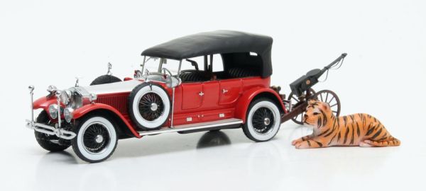 MTX51705-272 - ROLLS-ROYCE Phantom II Barker Torpedo mit Kanone und Tiger rot und schwarz 1925. - 1