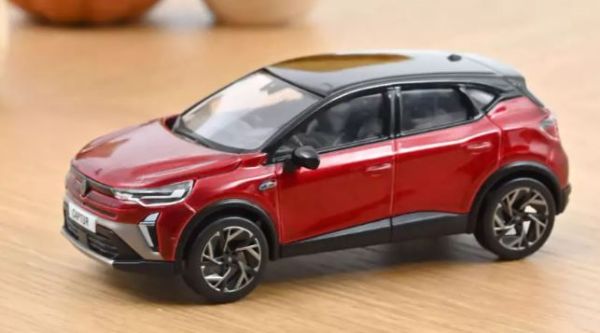 NOREV517766 - RENAULT Captur 2024 Esprit Alpine Schwarz und Flammenrot - 1