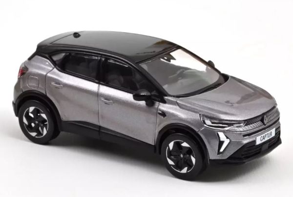 NOREV517767 - RENAULT Captur 2024 Schwarz und Cassiopeia-Grau - 1