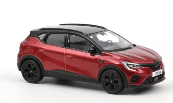 NOREV517769 - RENAULT Captur Rive Gauche 2022 Flammenrot und Schwarz - 1