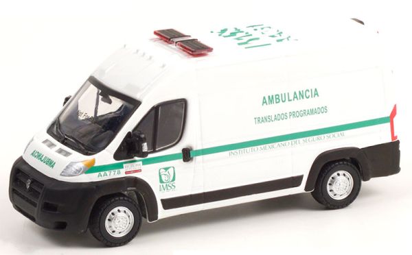 GREEN53040-C - RAM Promaster 2018 Mexikanisches Institut für soziale Sicherheit Krankenwagen der Serie ROUTE RUNNERS unter Blisterverpackung. - 1