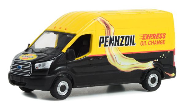 GREEN53050-C - FORD Transit LWB high Roof PENNZOIL 2019 aus der Serie ROUTE RUNNERS in Blisterverpackung. - 1