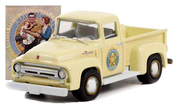 GREEN54060-B - FORD F-100 1956 aus der Serie NORMAN ROCKWELL in Blisterverpackung. - 1