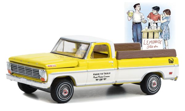 GREEN54080-C - FORD F-100 1967 Farm to table aus der NORMAN ROCKWELL Serie in Blisterverpackung. - 1