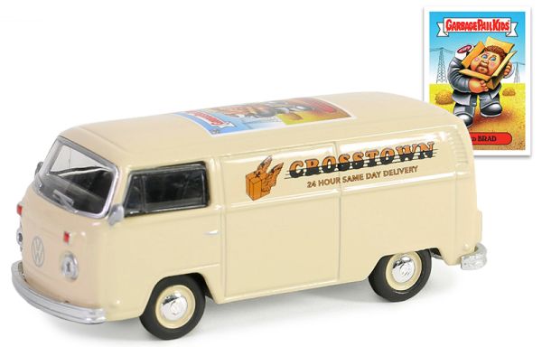 GREEN54100-E - VOLKSWAGEN Type 2 Panel Van 1979 Beige aus der GARBAGE PAIL KIDS-Serie in Blisterverpackung - 1