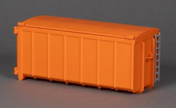 MSM5609/02 - Mulde 30m3 Container mit orangefarbenem Deckel - 1