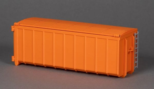 MSM5610/02 - Mulde 40m3-Container mit orangefarbenem Deckel - 1