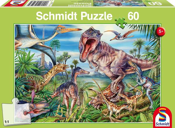 SCM56193 - 60-teiliges Puzzle bei den Dinosauriern - 1