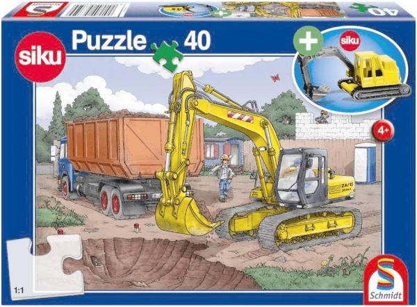 SCM56350 - Puzzle auf der Baustelle - 40 Teile - 1