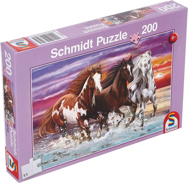 SCM56356 - Puzzle 200 Teile Tio von Pferden - 1