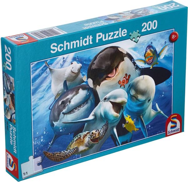 SCM56360 - Puzzle 200 Teile Freunde der Unterwasserwelt - 1