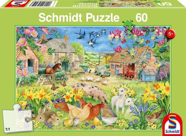 SCM56419 - Puzzle 60 Teile Mein kleiner Bauernhof - 1